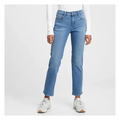 Kalhoty GAP Denim Pants Straight - Mid Rise Medium Masco