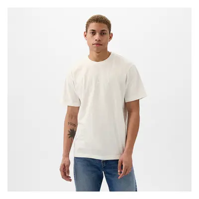 Tričko GAP Logo Tee New Off White Opt1