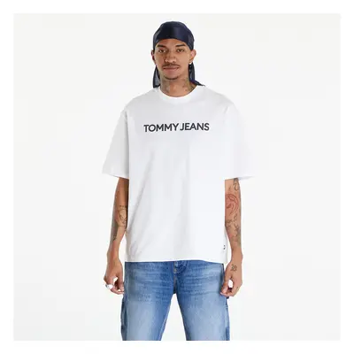 Tričko Tommy Jeans Logo Oversized Fit T-Shirt White