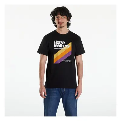 Tričko Horsefeathers Vhs T-Shirt Black