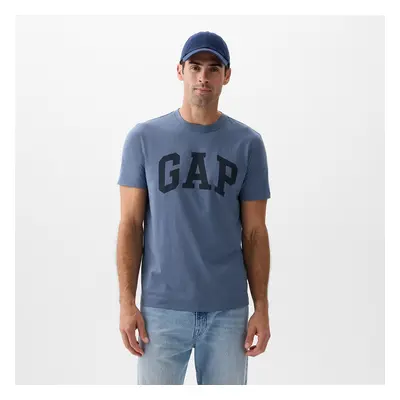 Tričko GAP Basic Logo Tee Bainbridge Blue