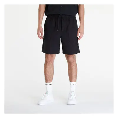 Šortky Calvin Klein Jeans Linen Shorts Black