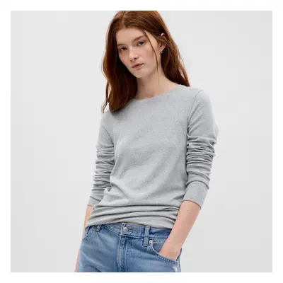 Top GAP Longsleeve Crewneck Modal Top Grey