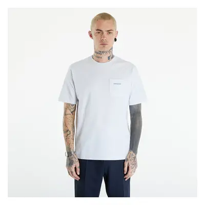 Tričko Patagonia M's Boardshort Logo Pocket Responsibili-Tee White