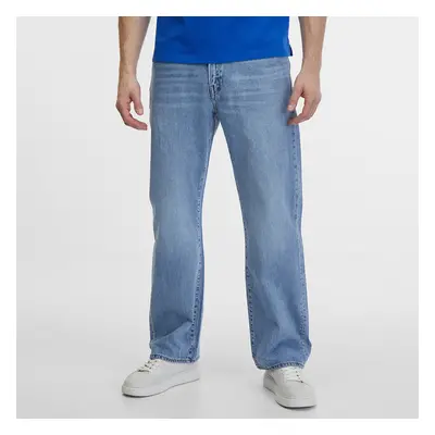 Kalhoty GAP Denim Pants Loose Light Wash