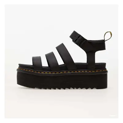 Tenisky Dr. Martens Blaire Quad Hydro Leather Platform Strap Sandals Black EUR