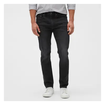 Kalhoty GAP Denim Pants Slim Dark Grey