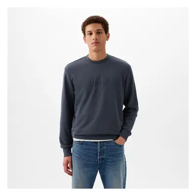 Mikina GAP Logo Crewneck Sweatshirt Deep Sailor Blue