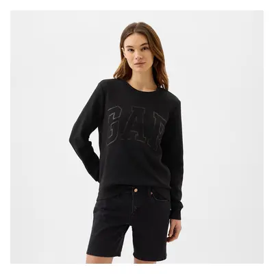 Mikina GAP Logo Sweatshirt True Black V2