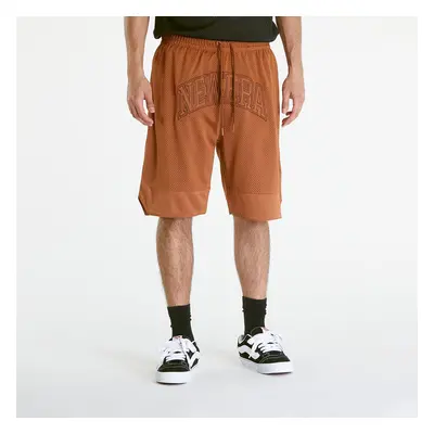 Šortky New Era Arch Logo Mesh Shorts Brown