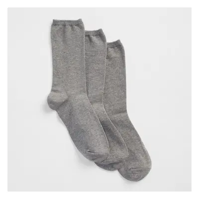 Ponožky GAP Crew Socks 3-Pack Grey