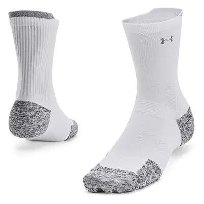 Ponožky Under Armour Ad Run Cushion 1-Pack Mid White