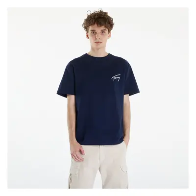 Tričko Tommy Jeans Reg Signature Tee Blue