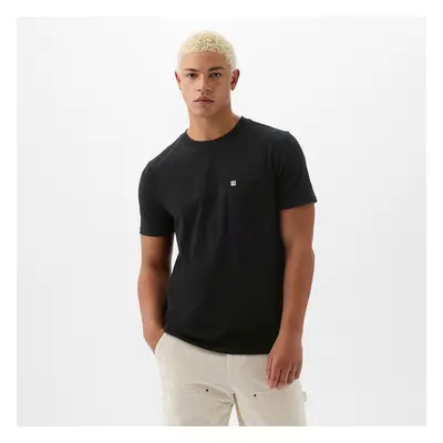 Tričko GAP Pocket Micro Logo Tee Black