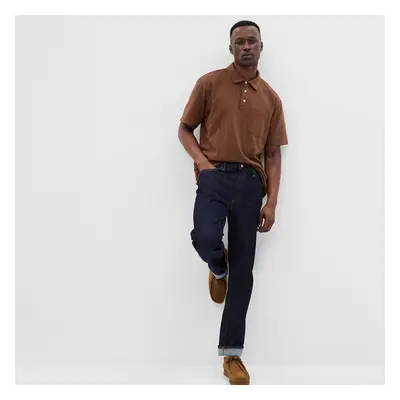 Kalhoty GAP Denim Pants Straight Resin Rinse