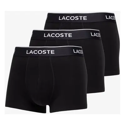 Boxerky LACOSTE Casual Cotton Stretch Boxers 3-Pack Black