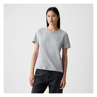 Tričko GAP Basic Tee Heather Grey