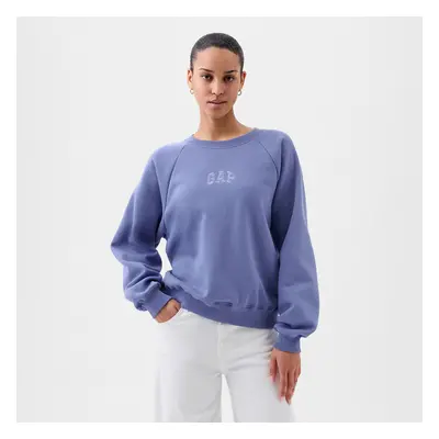 Mikina GAP Logo Sweatshirt Larkspur