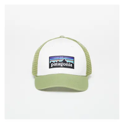 Kšiltovka Patagonia P-6 Logo LoPro Trucker Hat White/ Buckhorn Green