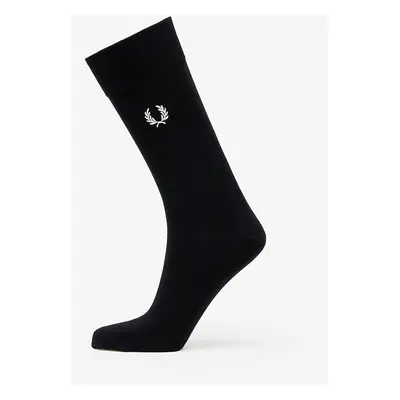 Ponožky FRED PERRY Classic Laurel Wreath Sock Black/ Snow White