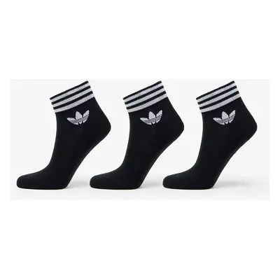 Ponožky adidas Originals Trefoil Ankle Socks HC 3Pack Black/ White