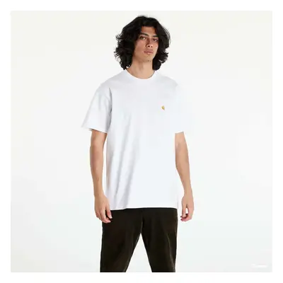 Tričko Carhartt WIP S/S Chase T-Shirt White/ Gold