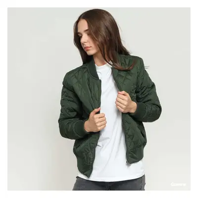 Bunda Urban Classics Ladies Diamond Quilt Nylon Jacket Olive