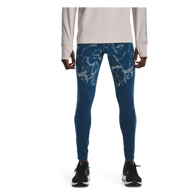 Legíny Under Armour Outrun The Cold Tight Petrol Blue