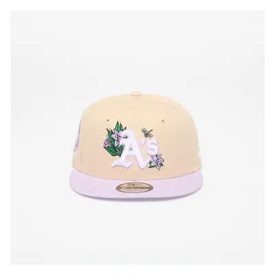 Kšiltovka New Era Oakland Athletics MLB 9FIFTY Floral Snapback Cap Stone/ Pastel Lilac