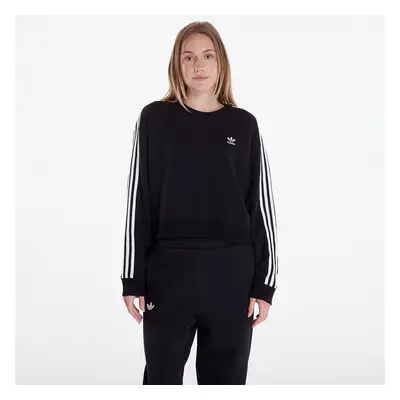 Mikina adidas Stripes Classics Crew Black