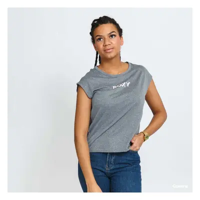 Tričko Roxy Training Girl Tee Melange Dark Grey