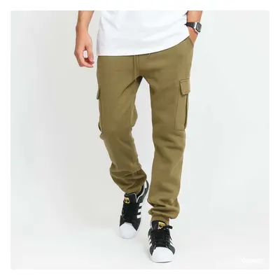 Tepláky Urban Classics Cargo Sweatpants Green