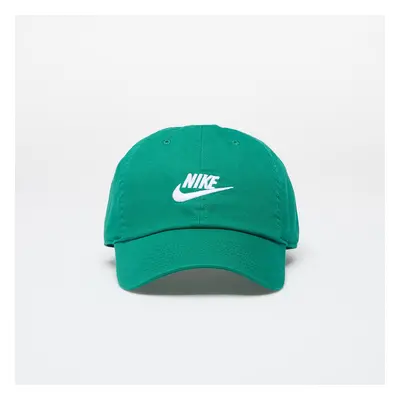 Kšiltovka Nike Club Unstructured Futura Wash Cap Malachite/ White