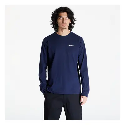 Tričko Patagonia M's L/S P-6 Logo Responsibili-Tee Classics Navy