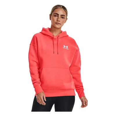 Mikina Under Armour Essential Fleece Hoodie Venom Red