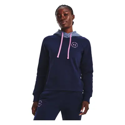 Mikina Under Armour Rival Fleece Cb Hoodie Midnight Navy