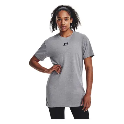 Tričko Under Armour W Extended Ss New Steel Light Heather