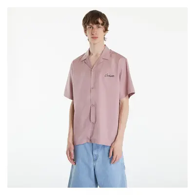 Košile Carhartt WIP Short Sleeve Delray Shirt UNISEX Glassy Pink/ Black