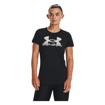 Tričko Under Armour Tech Solid Script Ssc Black