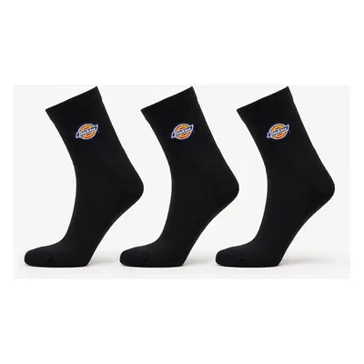 Ponožky Dickies Valley Grove Mid Socks 3-Pack Black