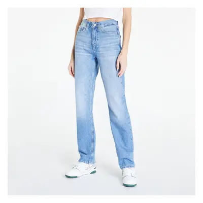 Džíny CALVIN KLEIN JEANS High Rise Straight Jeans Denim Light