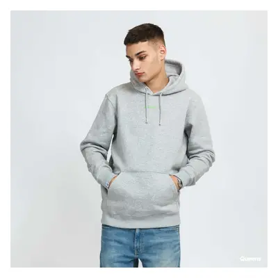 Mikina Queens Basic Hoodie melange šedá