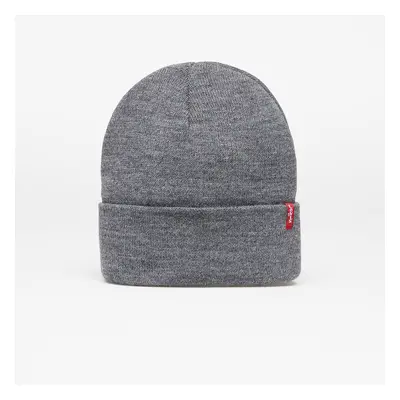 Čepice Levi's® Slouchy Red Tab Beanie Grey