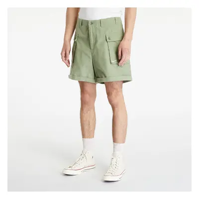 Šortky Nike Life Men's Woven P44 Cargo Shorts Oil Green/ White