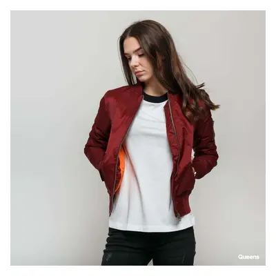 Bunda Urban Classics Ladies Basic Bomber Jacket Wine