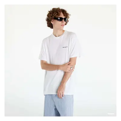 Tričko Carhartt WIP S/S Script Embroidery T-Shirt White