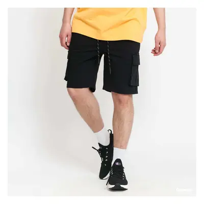 Šortky Urban Classics Drawstring Cargo Shorts Black