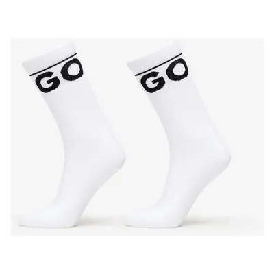 Ponožky Hugo Boss Qs Rib Iconic Socks Cc 2-Pack White