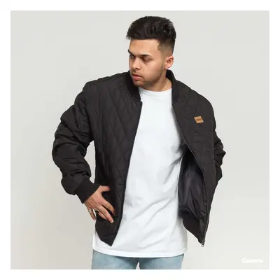 Bunda Urban Classics Diamond Quilt Nylon Jacket Black