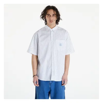 Košile Carhartt WIP S/S Linus Shirt UNISEX Linus Stripe/ Bleach/ White